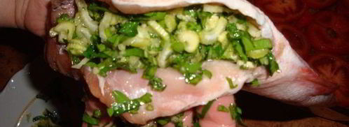 морской окунь, запеченный в вине. Шаг 4