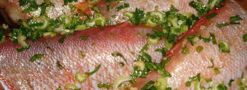 морской окунь, запеченный в вине. Шаг 5