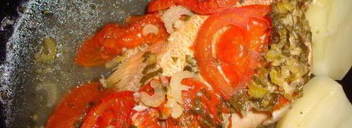 морской окунь, запеченный в вине. Шаг 9