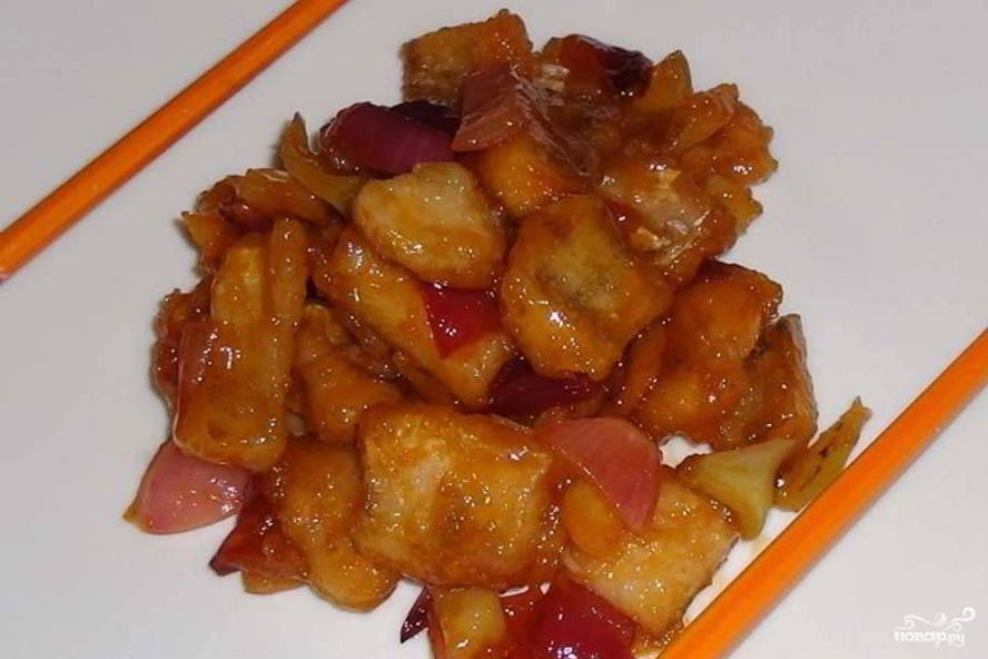 Рецепт рыба в кисло-сладком соусе