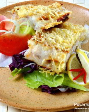 Рыба в орехово-сырной корочке