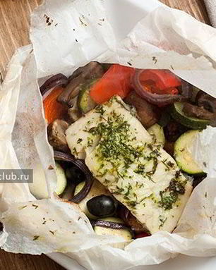 Рыба в пергаменте