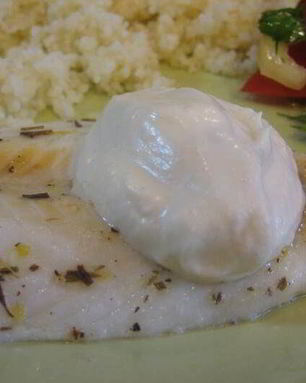 Рыба, запеченная в сливочном соусе