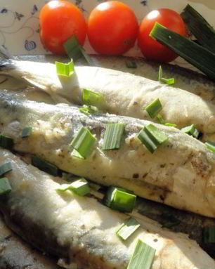 Салака в духовке