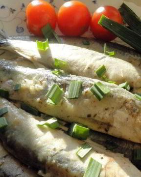 Салака в духовке