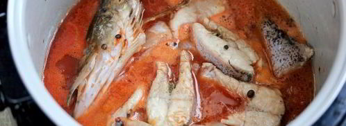 щука тушеная в мультиварке. Шаг 5