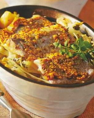 Сельдь с овощами