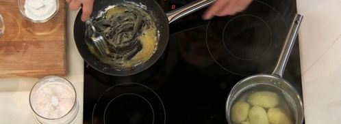 семга гриль с креветочным соусом. Шаг 4