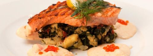 семга гриль с креветочным соусом. Шаг 8