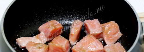 семга со сладким перцем и луком. Шаг 9