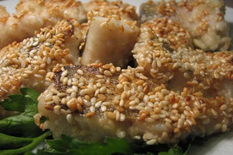 Рецепт судак в кунжуте