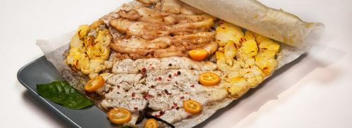 татаки из трески в трех маринадах. Шаг 5