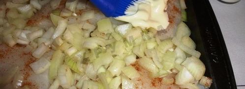 треска с морковью и луком в духовке. Шаг 6