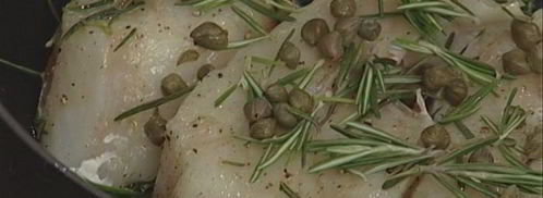 треска с розмарином и каперсами. Шаг 5