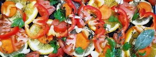 запеченный белый амур с овощами. Шаг 5