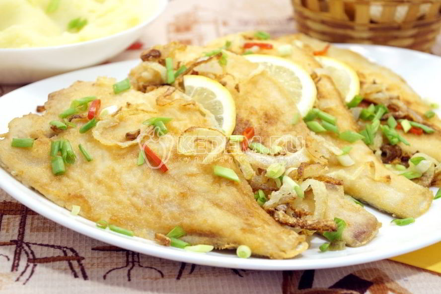 Рецепт жареная камбала