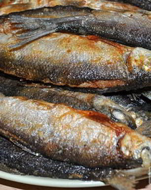 Жаренная ряпушка