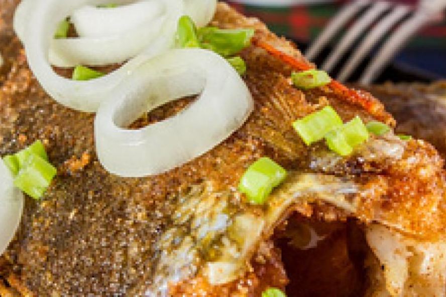 Рецепт жареный окунь