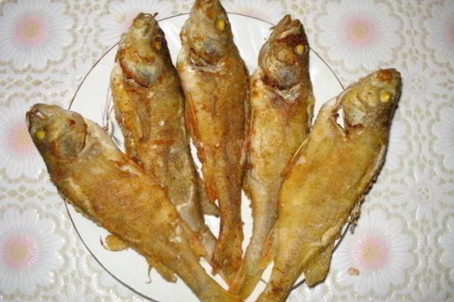 Рецепт жареный в соусе с редькой окунь