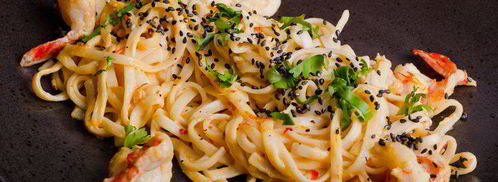 шафрановая лапша с креветками. Шаг 11