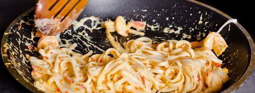 шафрановая лапша с креветками. Шаг 9