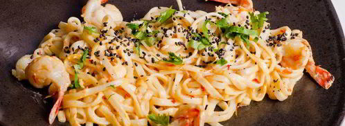 шафрановая лапша с креветками. Шаг 10