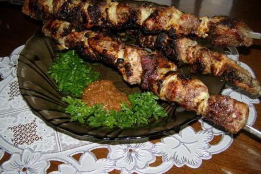 Рецепт классический шашлык из свинины в уксусном маринаде