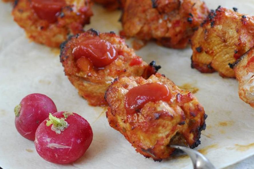 Рецепт красный шашлык из свинины