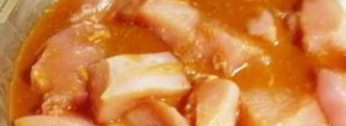 куриный шашлык в соевом маринаде с маслинами. Шаг 3