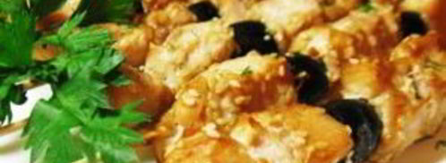 куриный шашлык в соевом маринаде с маслинами. Шаг 7