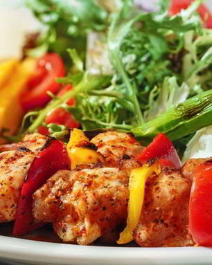 Куриные шашлычки на сковороде