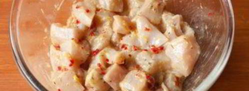 куриные шашлычки с лимоном и зеленью. Шаг 3