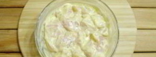 куриные шашлычки в духовке на шпажках. Шаг 4