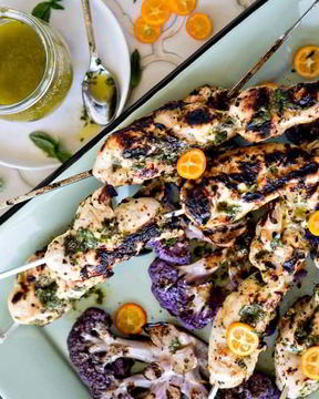 Мариновка шашлыка из курицы