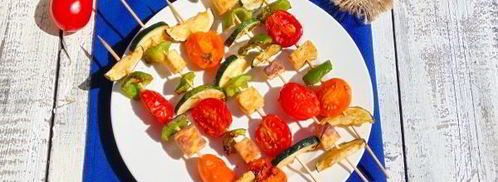 овощные мини-шашлычки по-гречески. Шаг 17