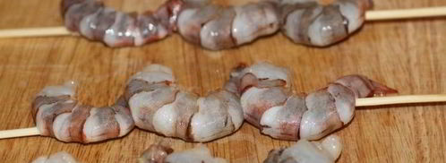 шашлычки из креветок с кунжутом. Шаг 4