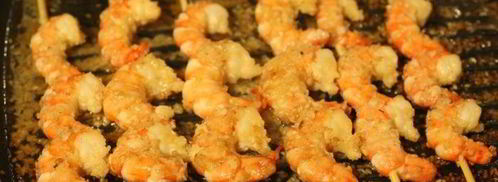 шашлычки из креветок с кунжутом. Шаг 6