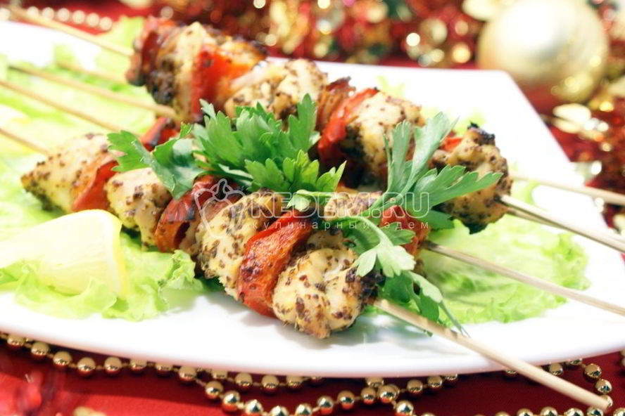 Рецепт шашлычки из курицы