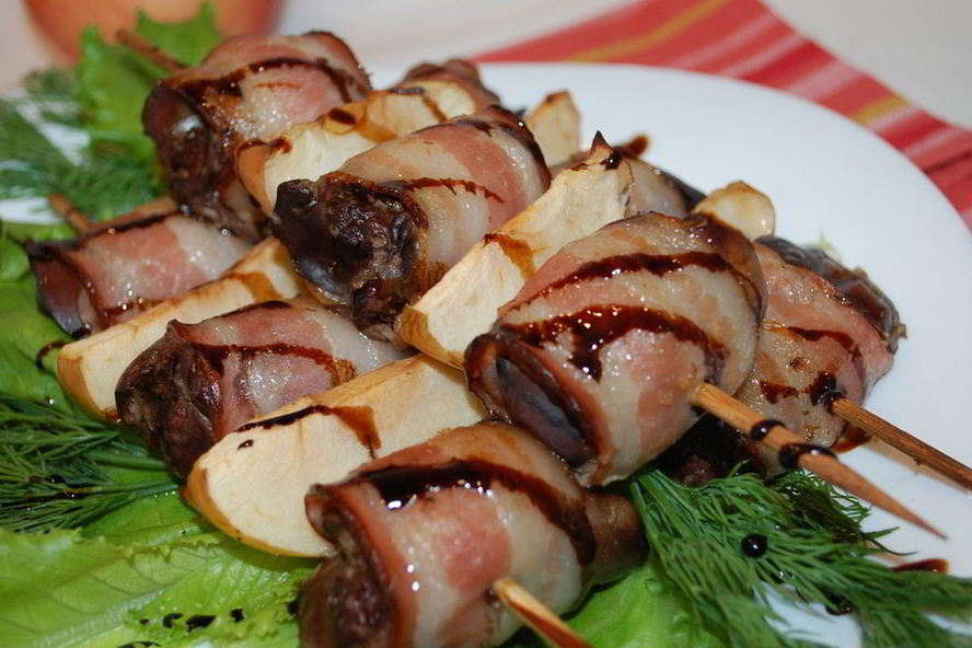 Рецепт шашлычки из печени