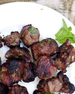 Шашлык из баранины с уксусом