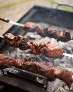 Шашлык из баранины в йогурте