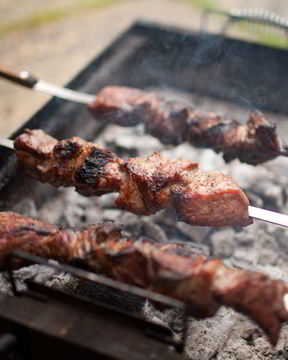 Шашлык из баранины в йогурте