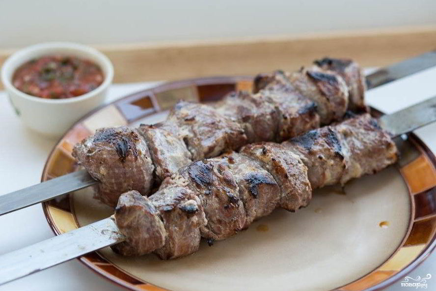 Рецепт шашлык из баранины в кефире