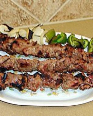 Шашлык из говядины на кефире