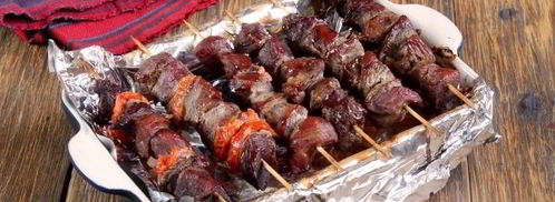 шашлык из говядины в духовке. Шаг 7