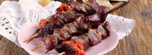 шашлык из говядины в духовке. Шаг 8