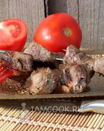 Шашлык из говядины