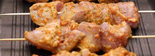 шашлык из индейки на шпажках. Шаг 6