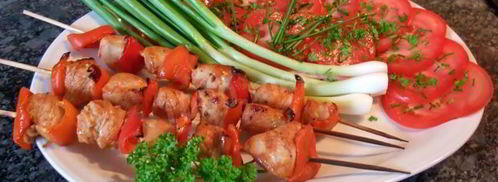 шашлык из индейки в кефирном маринаде. Шаг 8