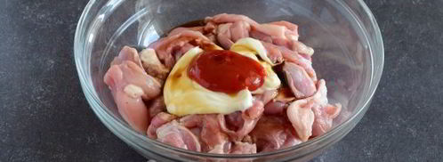 шашлык из куриного филе в духовке. Шаг 10